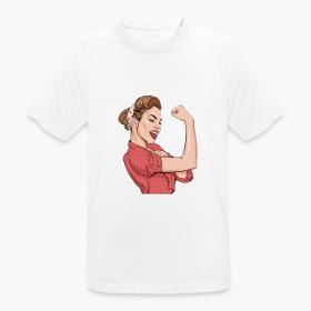 Puissance féminine à l 'état pur T-shirt respirant Homme