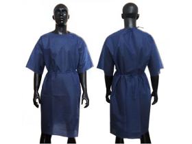 Robe de patient, manches courtes