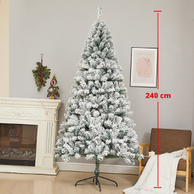 Sapin de Noël artificiel blanc - 240 cm