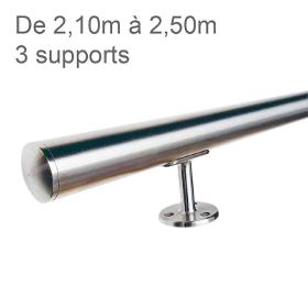 Rampe Inox Murale - 2m10 À 2m50