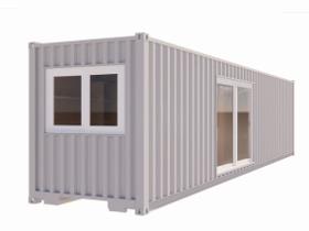 Studio container ECOLOGIA 40 pieds 23 m² habitables [1 chambre]