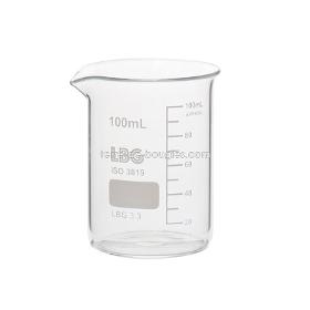 Bécher 500ml en verre borosilicate (forme basse)