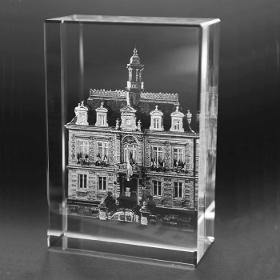 Trophée tombstone - Trophée en verre sur mesure