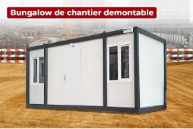 Bungalow de chantier démontable