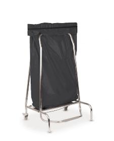 Porte Sac Poubelle Inox 110L