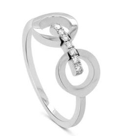 Bague Lien 7 bts - 0.06 ct AB2366