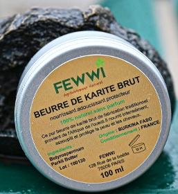 Beurre de karité pur, non raffiné, non désodorisé – Fewwi