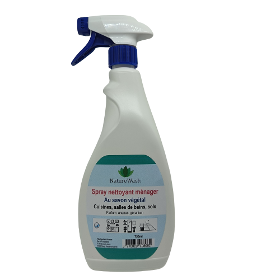 Spray nettoyant ménager. Avec du savon végétal. 750 ml