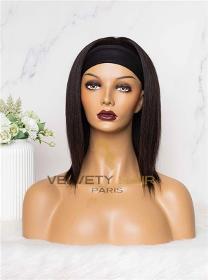 Perruque Bandeau headband wig Lisse Raide Courte