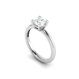  Bague Solitaire Élégante Taille Princesse