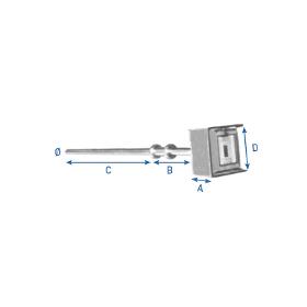 Canne De Régulation Thermique 50 Monocuve-316