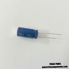 Panasonic Electrolytic Capacitors 1000µF 50V +85°C (100Pcs)