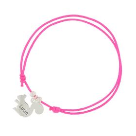 Bracelet cordon argent personnalisé - 2338