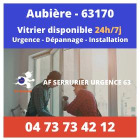 Vitrier sur Aubière – 24h/24 et 7j/7