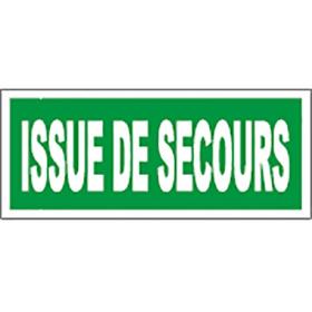 Panneau issue de secours 300 x 120 mm