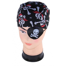 g/ Cache Oeil Pirate (foulard non inclus)