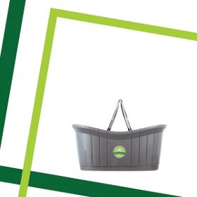 Delux: panier à main recyclé de 12 litres