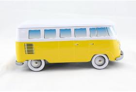 24 boîtes métal - Combi VW Jaune/Blanc