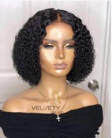 Perruque Lace Closure Carré Bob Curly Bineta