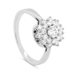 Bague Chou centre 0.20 ct / 20 bts - 0,56 ct AB2372