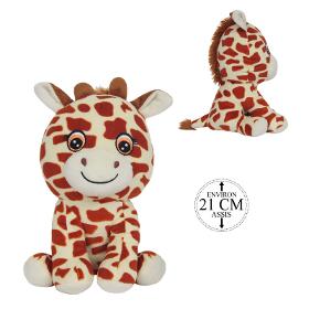 Peluche Girafe Assise 21cm