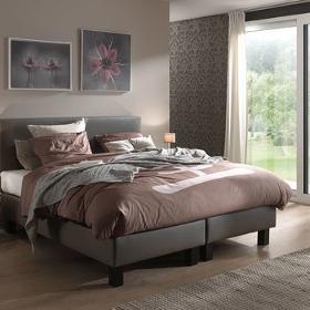 Ensemble Boxspring fixe, Tête de lit, 12 pieds, Matelas avec ressorts ensachés