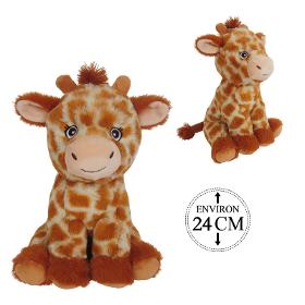 Peluche Girafe Assise 24cm