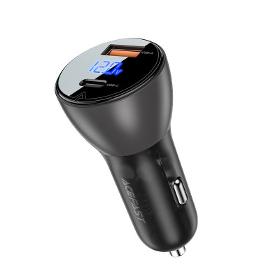 Chargeur de voiture Acefast 63W USB Type C / USB, PD3.0, PPS, QC3.0, AFC, FCP