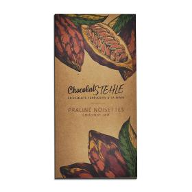 Tablette praliné noisette chocolat lait 110 g