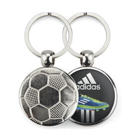 Fournitures de Porte-clé Métallique MFT Football de 1 Face