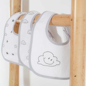 Lot de 7 Bavoirs bébé - Petit Nuage