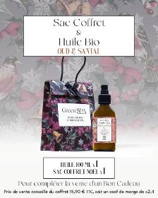 Sac Coffret Noël avec 1 Huile 100 ml au choix (Pour compléter la vente d'un Bon