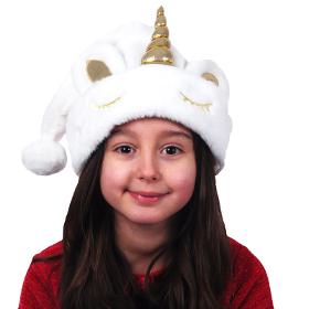 Bonnet Blanc Licorne