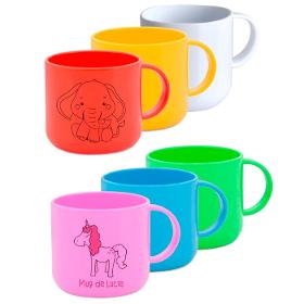 Mini mug plastique couleur 180 ml