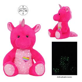 Peluche Licorne Phosphorescente 29cm