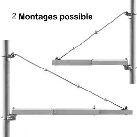 Bras Tournant 750/1100mm 600kg Crossfer