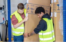 distribution de marchandises fragiles au BENELUX