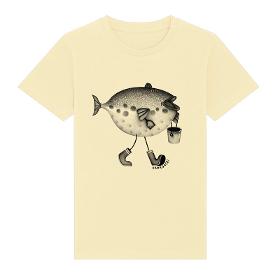 T-Shirt Enfant Poisson Lune