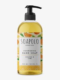 Soapolo Savon Pour Les Mains Orange&Lime 500Ml