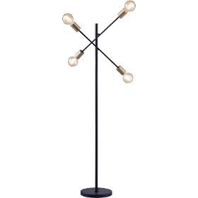 Lampadaire 26462no - Nira Noir - Lot De 1