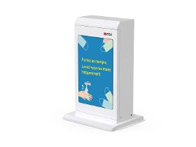 Meuble socle rectang. pour mini distributeurs