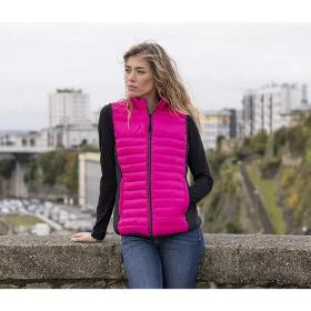 Bodywarmer bi-matière femme