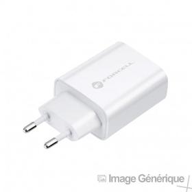 Forcell - Adaptateur Secteur USB Type-C (3A 25W, Fast Charge, Blanc)