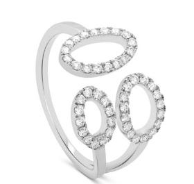 Bague Trilogie 46 bts - 0,41 ct AB2348