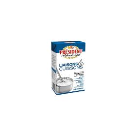 Crème Liaisons Et Cuissons 18%mg President 1l X6