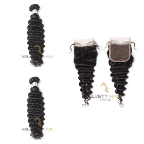 2 tissages et closure Deep wave