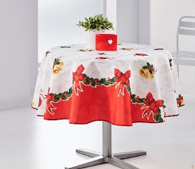 Nappe ronde anti tâche – Magie de Noël