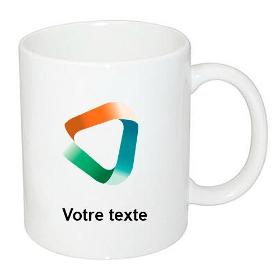 Mug personnalisé céramique blanc 330 ml