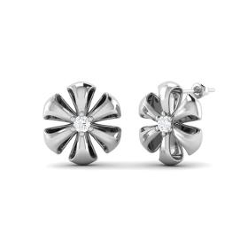 Boucles d'Oreilles Noeud en Diamant Étincelantes