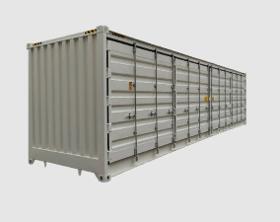 Container maritime 40 Pieds HIGH CUBE OPEN SIDE PREMIER VOYAGE